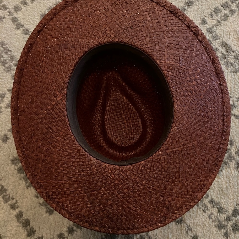 Brown Woven Women's Hat - Picture 2 of 3